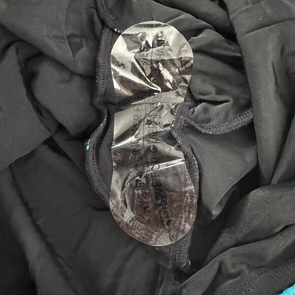 Torrid Swim Shorts Bottom 3X Teal Black Polka Dot Nylon Spandex NWT SW-2102 - Picture 7 of 9